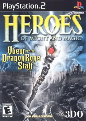 Heroes of Might and Magic - Quest for the DragonBone Staff box cover front